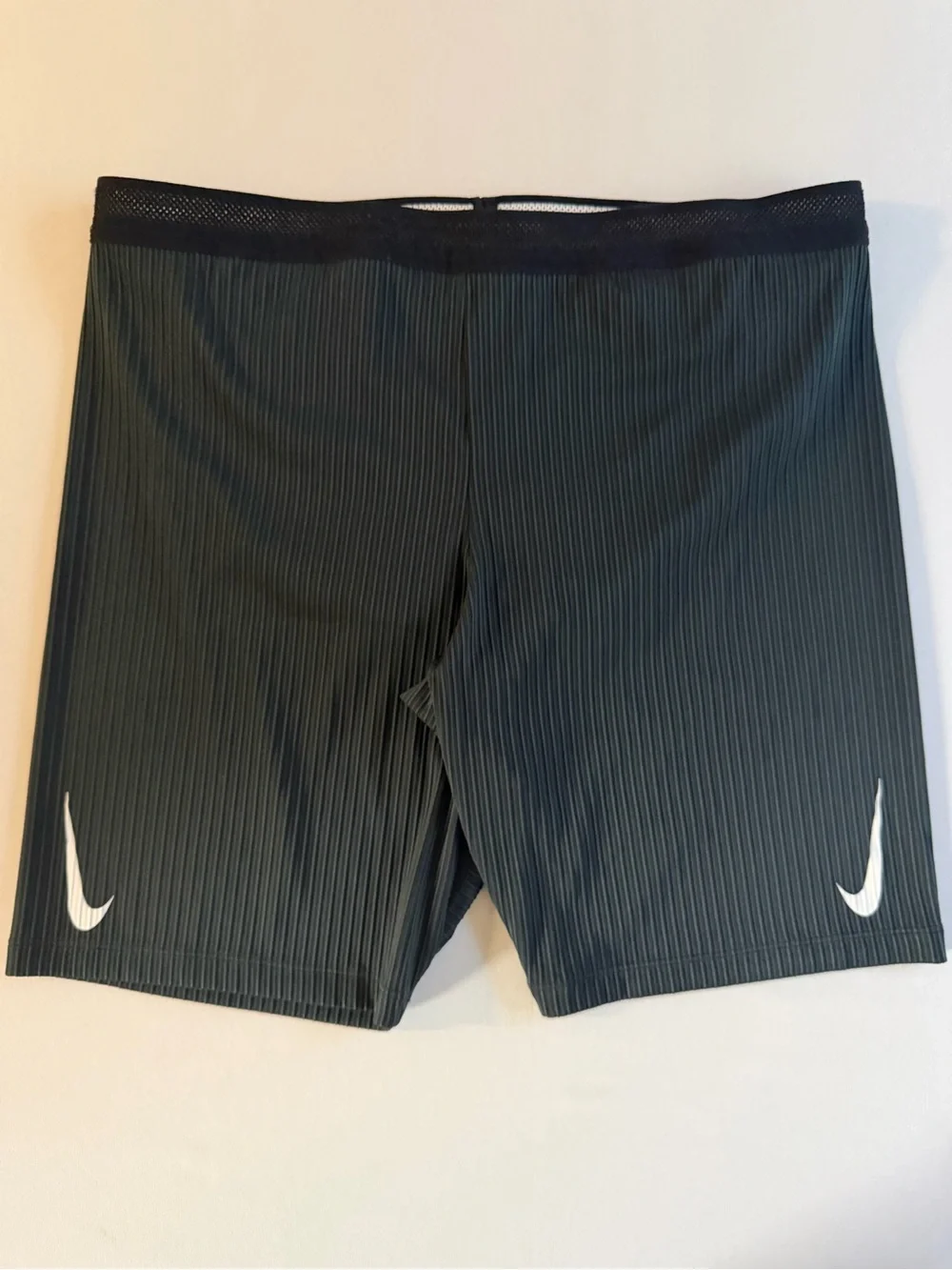 Nike Aeroswift 1/2 Length Running Tights Mens XL Brief Lined Track Field Shorts